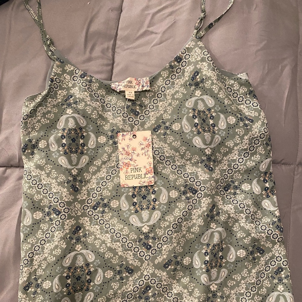 Brand New Paisley Pink Republic Tank